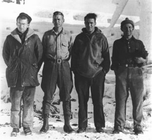 The founding crew, 1932-1933: McKenzie, Monahan, Dodge, Pagliuca.